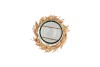 IBIZA NATURAL STRAW HOLDER GLASS 10X10CM NM