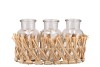 IBIZA NATURAL STRAW BOTTLE 3X 23X9X8CM NM