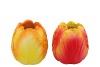 TOULON BURNING FLAME VASE ASS P/1 14X14X16CM NM