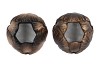 TOULON BLACK/GOLD VASE ASS P/1 19X19X21CM NM