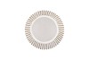 STRIPES WHITE GOLD POT 12X13CM NM