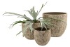 LOURES DIRTY SAND POT 24X22CM