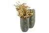LOURES DIRTY GREEN VASE 22X40CM NM