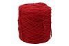 RIBBON FLAX CORD JUTE RED 3,5MM 1KG