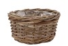 RATTAN IVY BASKET LOW 25X13CM