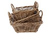 RATTAN IVY POT SQUARE 30X15CM NM