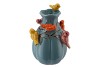 BIRD VASE BLUE 22X25X37CM