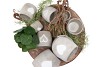 LOVE AMORE WHITE POT ASS P/1 12X12X11CM NM