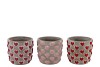 LOVE AMORE SINGLE PINK POT ASS P/1 13X13X12CM NM