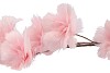 SILK FEATHER FLOWER PINK 7 OP STEEL 95CM NM