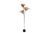 SILK FEATHER FLOWER SAND 3 OP VOET 45CM NM