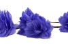 SILK FEATHER FLOWER PURPLE 7 OP STEEL 95CM NM