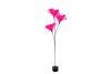 SILK FEATHER FLOWER FUCHSIA 3 OP VOET 45CM NM
