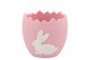 EASTER RABBIT POT PINK 13X13X12CM NM