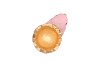 EASTER CHICKEN-BOWL PINK 14X9,5X14CM NM