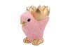 EASTER CHICKEN-BOWL PINK 19X12X19CM NM
