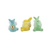 EASTER FLUFFY BUNNY SMALL BLUE ASS P/1 8X7X7CM