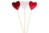 LOVE STICK HEART VELVET RED ASS P/1 50X9CM