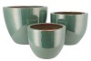 MALAYSIA CELADON EGG 38X32CM S/3 NM