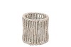 INCA WHITEWASH HOLDER GLASS 10X10CM