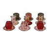 BICOLORE CANDLE H BASIC MIX ASS P/1 8,5X6,5CM