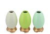 EASTER EGGCITED VASE GREEN ASS P/1 6X6X12CM NM