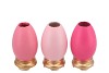 EASTER EGGCITED VASE PINK ASS P/1 6X6X12CM NM