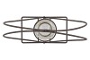 METAL RACK HEART BOTTLE 10X28CM