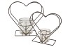 METAL RACK HEART CILINDER 10X22CM