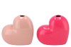 LOVE SWEET HEART VASE FUCHSIA PINK ASS 16X7X15CM