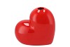 LOVE SWEET HEART VASE RED 16X7X15CM