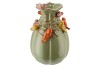 BIRD VASE PISTACHE  22X25X37CM