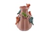 BIRD VASE SPRING OLD PINK 18X18X28CM