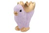 EASTER CHICKEN-BOWL LILA 22X15X22CM NM