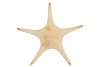 SCHELP STARFISH NATURAL RED TIP 30CM