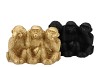 DECO MONKEY POYRESIN 12X6X9CM