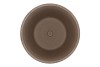 TERRA CHOCO CONICAL BOWL GREY 27X15CM SILICONISED