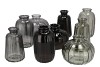 DAYAH SHADE OF GREY GLASS BOTTLE S/3 7X11CM NM