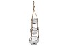 WIRE BASKET WITH ROPE BLACK 26X126CM NM