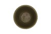 STRIPES GREEN GOLD EGG POT 14X13CM NM