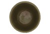 STRIPES GREEN GOLD EGG POT 18X17CM NM