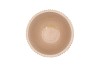 STRIPES SAND GOLD EGG POT 14X13CM NM