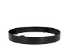 CANDLE HOLDER BLACK RING METAL 30CM