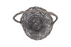 WICKER PLANTER HANDLE GERY 31X60CM.