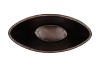 BATU GREY OVAL BOWL 38X19X28CM
