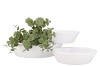 BOWL LOW ROUND MATT WHITE 20X5CM