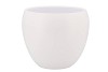 VINCI MATT WHITE FLOWER POT 22X19CM NM