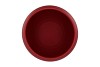 VINCI RED VELVET FLOWER POT 22X19CM