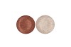 MELAMINE SHINE BRONZE/NUDE PLATE ROUND ASS 18X18X2CM