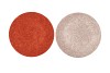 MELAMINE SHINE ROSE/COPPER PLATE ROUND ASS 33X33X2CM